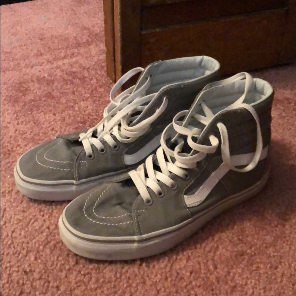 Grey Hi Top Vans